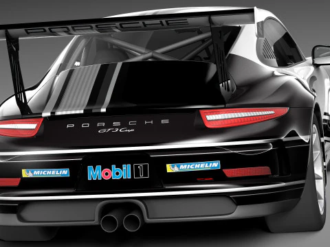 Porsche 911 GT3 Cup 2013 3D Model