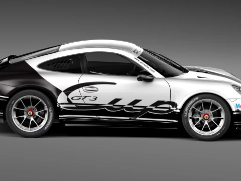 Porsche 911 GT3 Cup 2013 3D Model