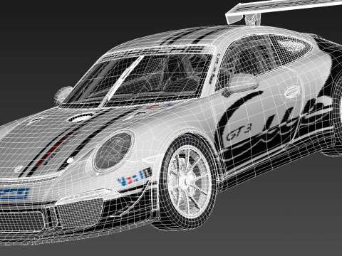 Porsche 911 GT3 Cup 2013 3D Model