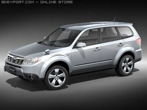 Subaru Forester 2009 Modelo 3D