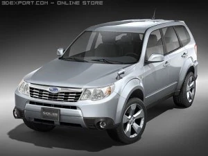 Subaru Forester 2009 3D Model