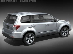 Subaru Forester 2009 3D Model