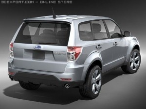 Subaru Forester 2009 3D Model