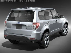 Subaru Forester 2009 3D Model
