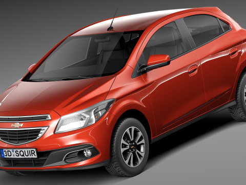 Chevrolet Onix 2013 Modelo 3D