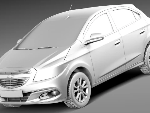 Chevrolet Onix 2013 3D Model