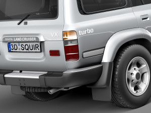 Toyota Land Cruiser J80 1989-1997 3D 模型