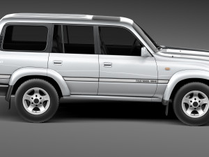 Toyota Land Cruiser J80 1989-1997 3D 模型