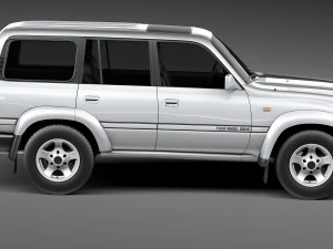Toyota Land Cruiser J80 1989-1997 3D Model