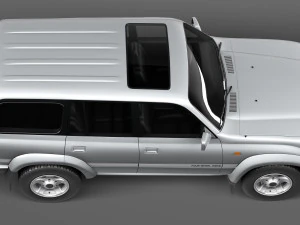 Toyota Land Cruiser J80 1989-1997 3D Model