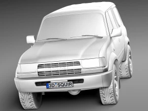 Toyota Land Cruiser J80 1989-1997 3D Model