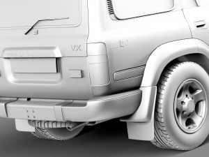 Toyota Land Cruiser J80 1989-1997 3D 模型
