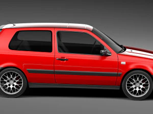 Volkswagen Golf Mk3 GTi 1991-1997 3D Model