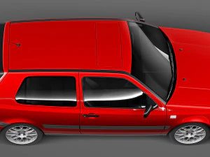 Volkswagen Golf Mk3 GTi 1991-1997 3D Model