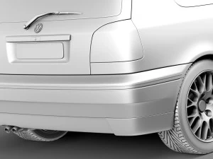 Volkswagen Golf Mk3 GTi 1991-1997 3D Model