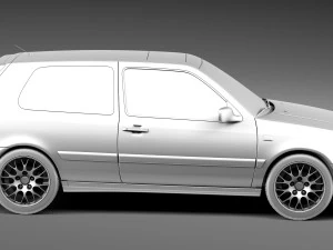 Volkswagen Golf Mk3 GTi 1991-1997 3D Model