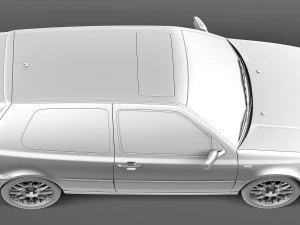 Volkswagen Golf Mk3 GTi 1991-1997 3D Model