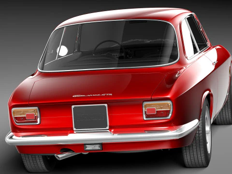 Alfa Romeo Giulia GTA 1965-1969 3D Model