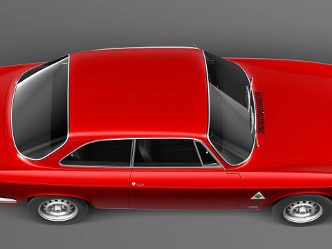 Alfa Romeo Giulia GTA 1965-1969 3D Model