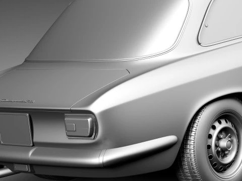 Alfa Romeo Giulia GTA 1965-1969 3D Model
