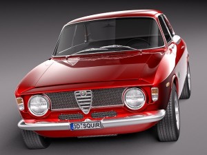Alfa Romeo Giulia GTA 1965-1969 Modello 3D