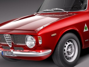 Alfa Romeo Giulia GTA 1965-1969 Modello 3D