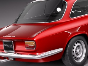 Alfa Romeo Giulia GTA 1965-1969 Modello 3D