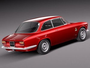 Alfa Romeo Giulia GTA 1965-1969 Modello 3D