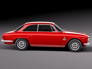 Alfa Romeo Giulia GTA 1965-1969 Modello 3D