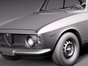 Alfa Romeo Giulia GTA 1965-1969 Modello 3D