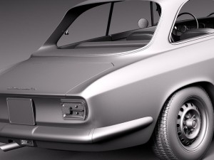 Alfa Romeo Giulia GTA 1965-1969 Modello 3D