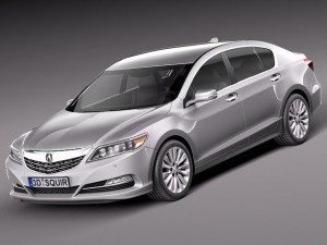 Acura RLX 2014 3D 模型