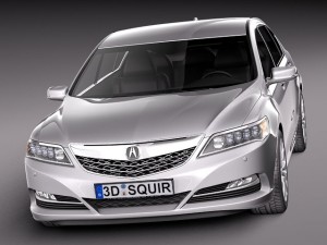 Acura RLX 2014 3D Model