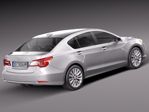 Acura RLX 2014 3D Model