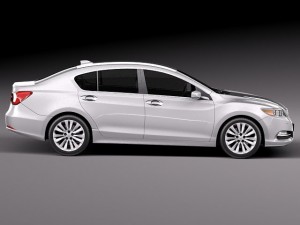 Acura RLX 2014 3D Model