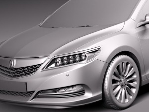 Acura RLX 2014 3D Model