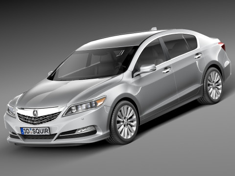 Acura RLX 2014 3D Modell