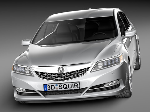 Acura RLX 2014 Model 3D
