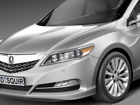 Acura RLX 2014 Model 3D