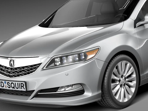 Acura RLX 2014 3D Model