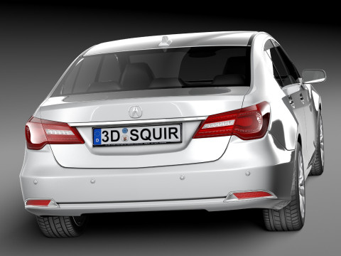 Acura RLX 2014 Model 3D