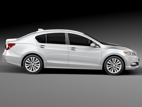 Acura RLX 2014 Model 3D
