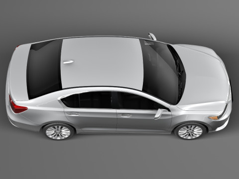 Acura RLX 2014 Model 3D