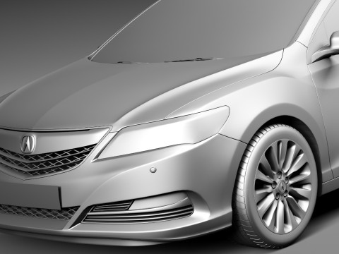 Acura RLX 2014 Model 3D