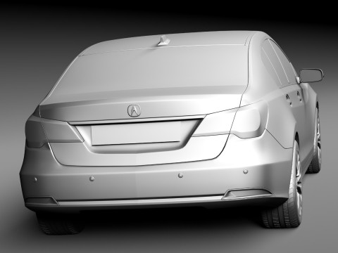 Acura RLX 2014 Model 3D