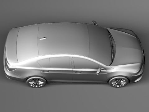 Acura RLX 2014 Model 3D