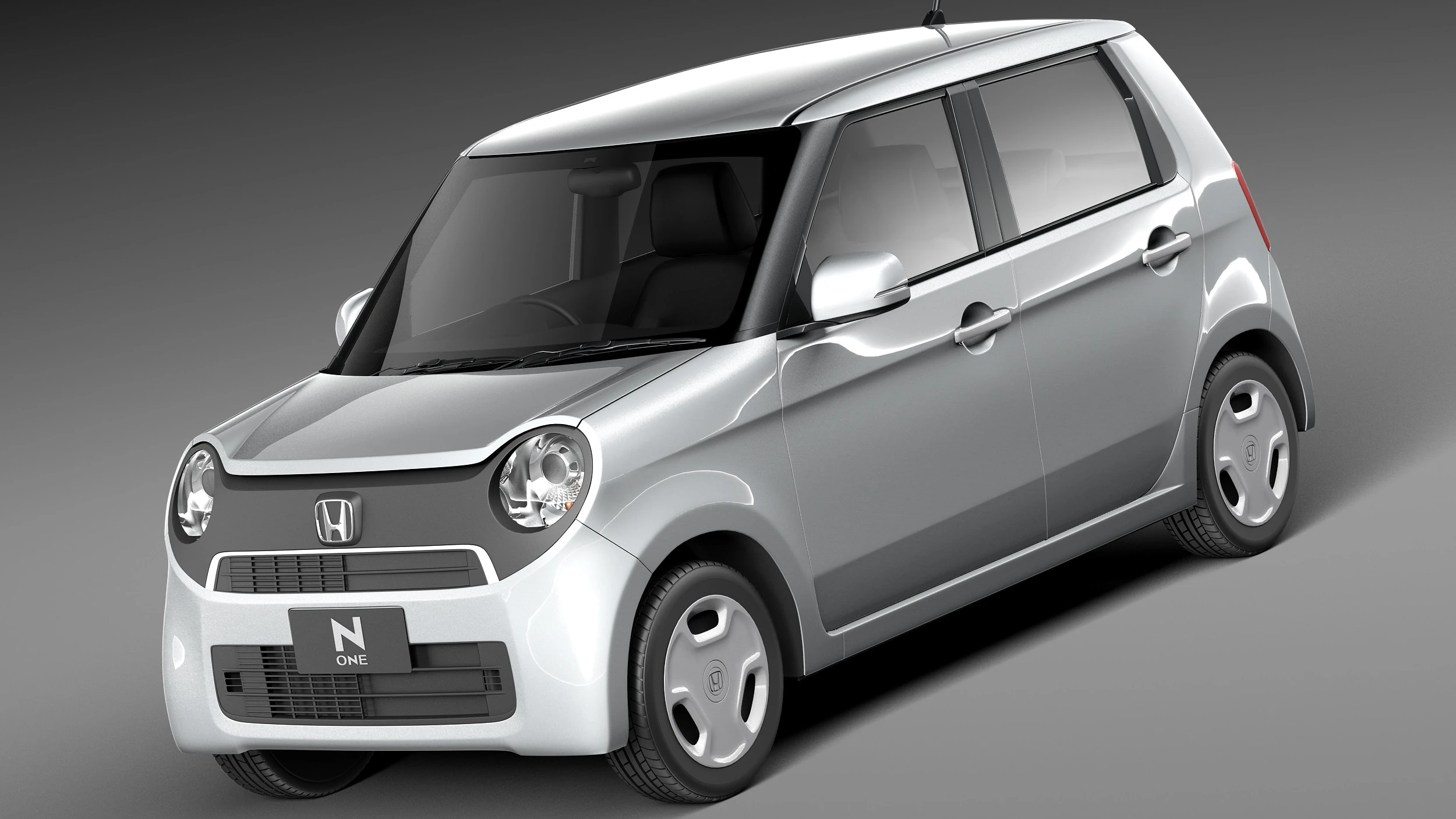 Honda N-One 2013 3D Model .c4d .max .obj .3ds .fbx .stl .blend