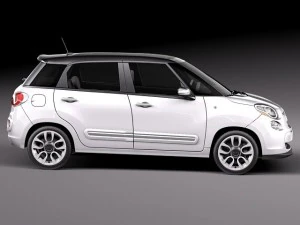 Fiat 500L USA Version 2013 3D Model