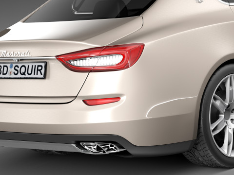 Maserati Quattroporte 2013 3D 모델