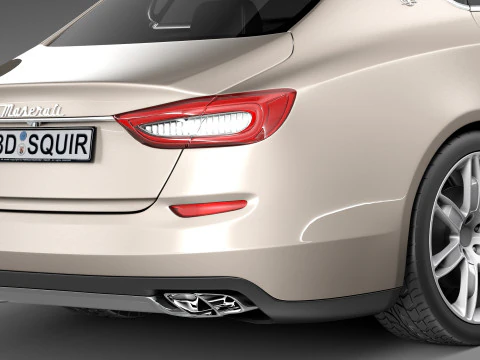 Maserati Quattroporte 2013 3D Model